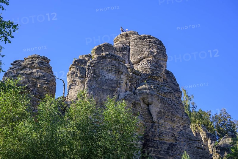 Climbers on Prachov rocks