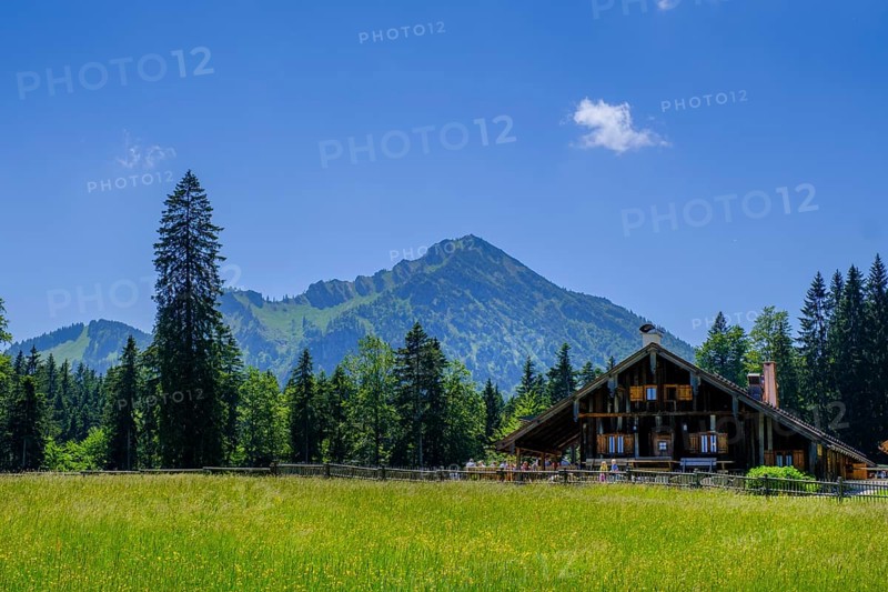 On the way to the Sauruesselalm