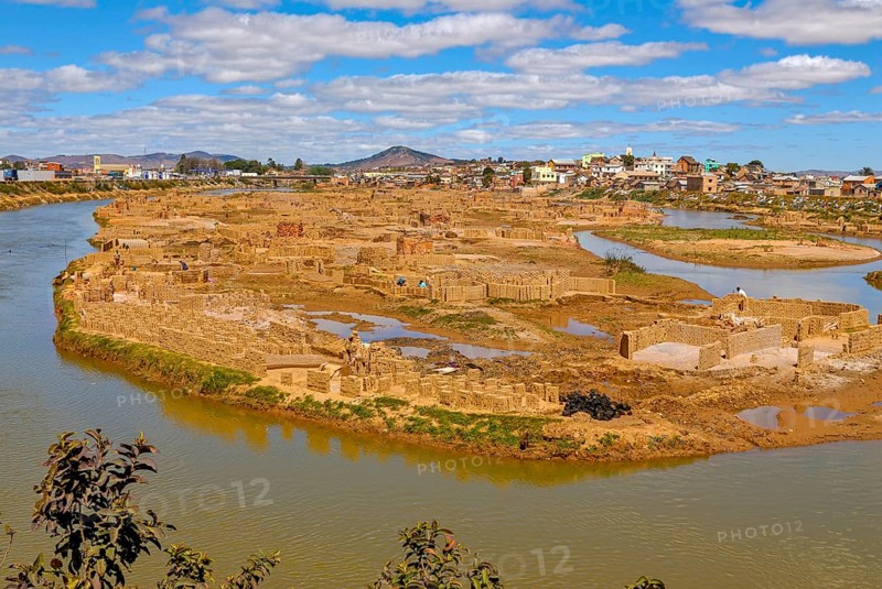 Brick production in Antananarivo