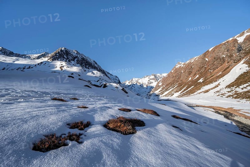 Snow-covered mountains