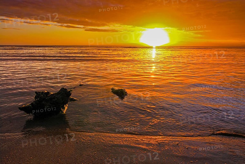 Sunset on the Island Ile Sainte Marie