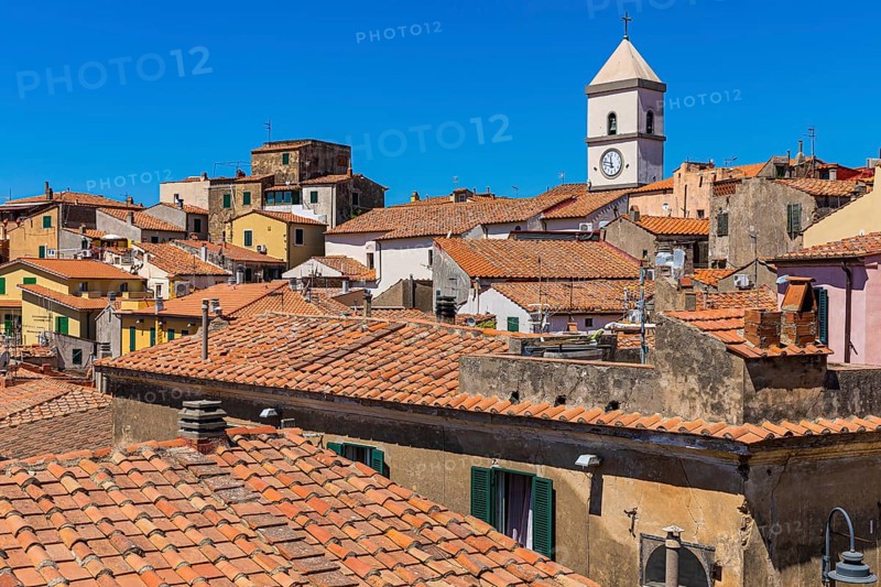 Above the roofs of Capoliveri