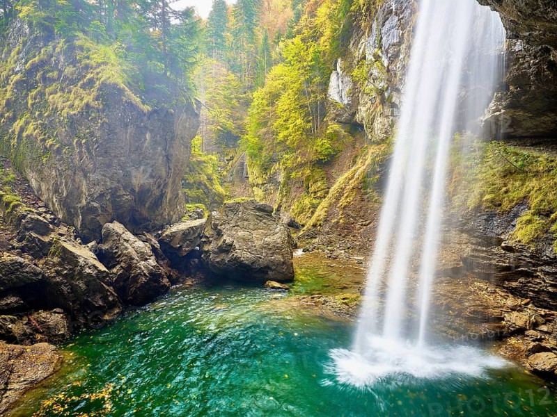 Berglistueber waterfall