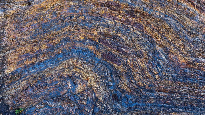 Ore-bearing rock in Forte Falcone
