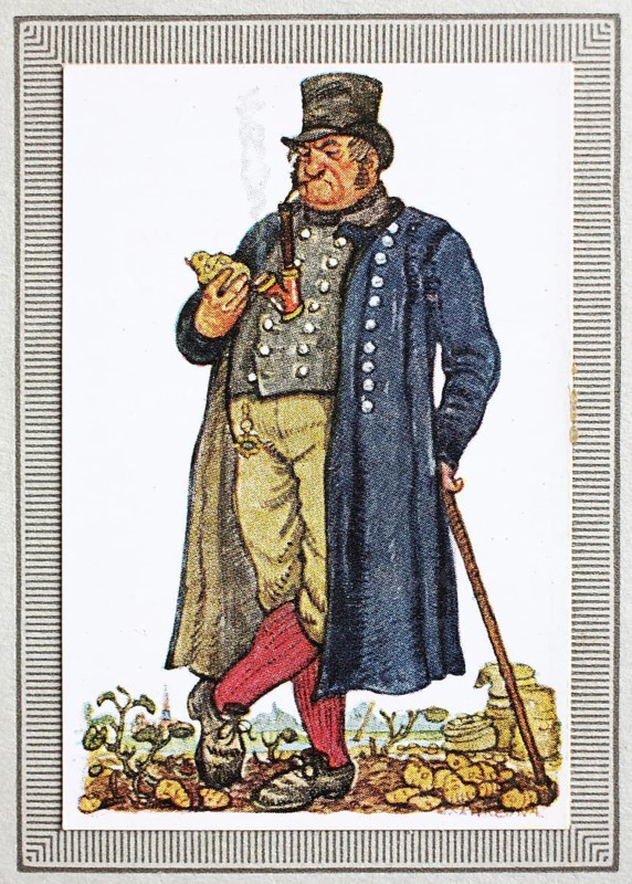Traditional costumes in Germany in the 19th century