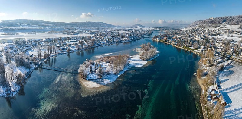 The Werd archipelago in the westernmost part of Lake Constance