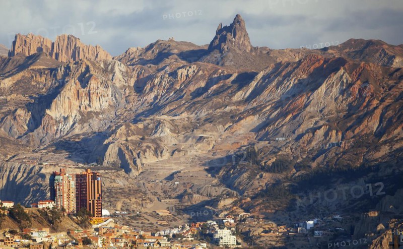 La Paz in the gorge of the Rio Chokeyapu