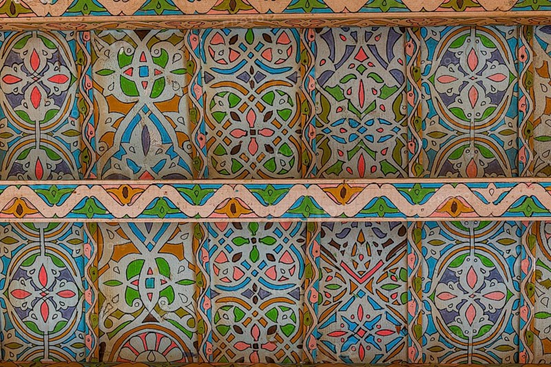 Colourful ceiling