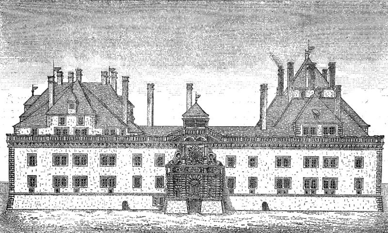 The Augustusburg in its former shape in front of 1850