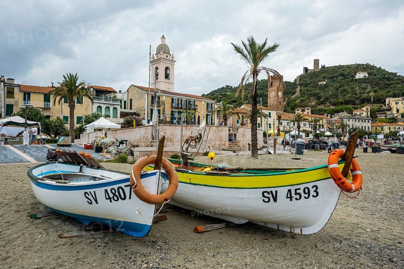 Fishing boats on the beach