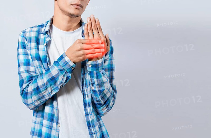 People with arthritis and hand pain
