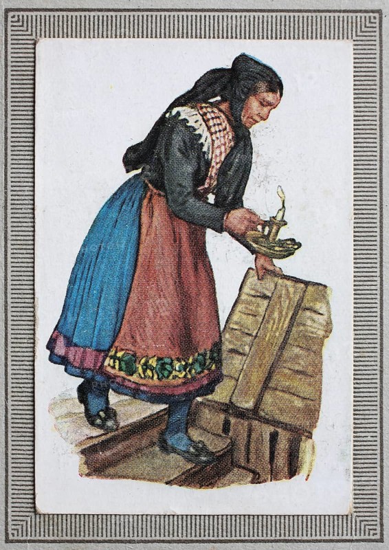 Traditional costumes in Germany in the 19th century