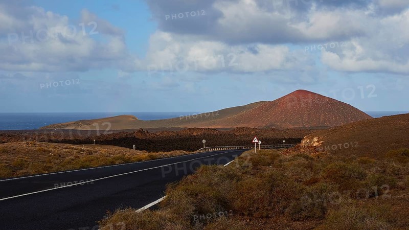 Brown lava scree