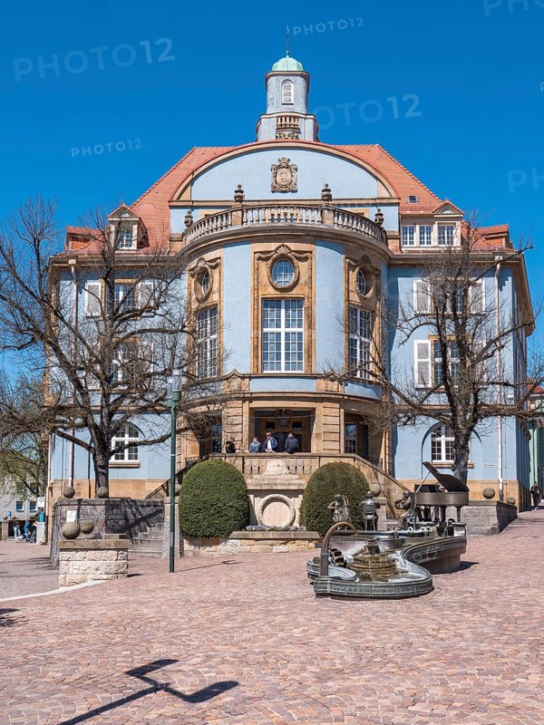 Blue Town Hall and Musicians' Fountain