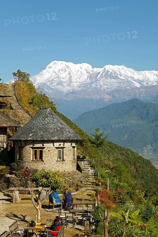 Traditional mountain village around Sarangkot