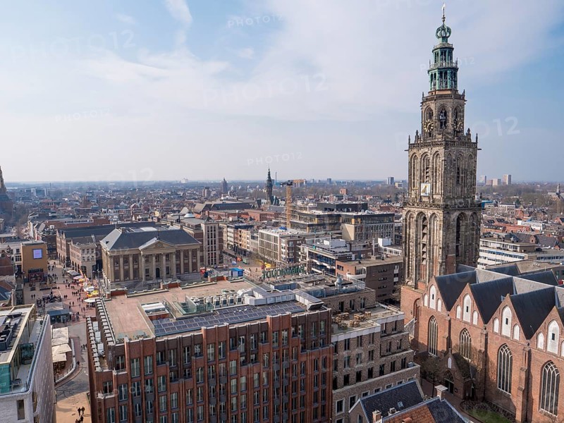 View from the terrace of the Forum Cultural Centre onto the Martinitoren