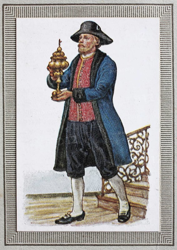 Traditional costumes in Germany in the 19th century