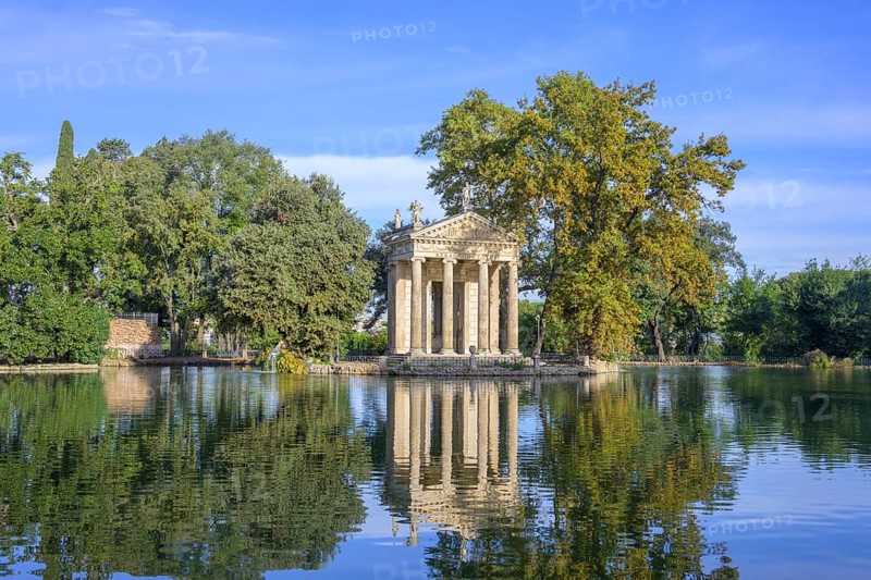 Temple of Asclepius in the Villa Borghese Park