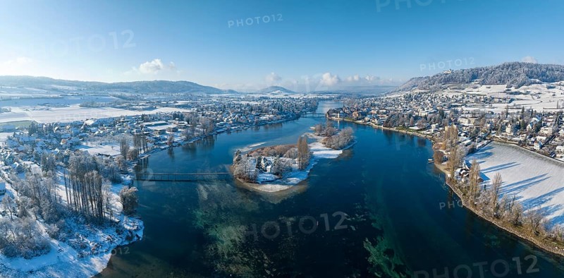The Werd archipelago in the westernmost part of Lake Constance