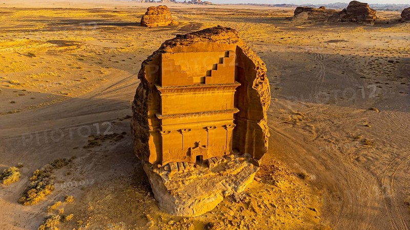 Aerial of the Tomb of Lihyan son of Kuza