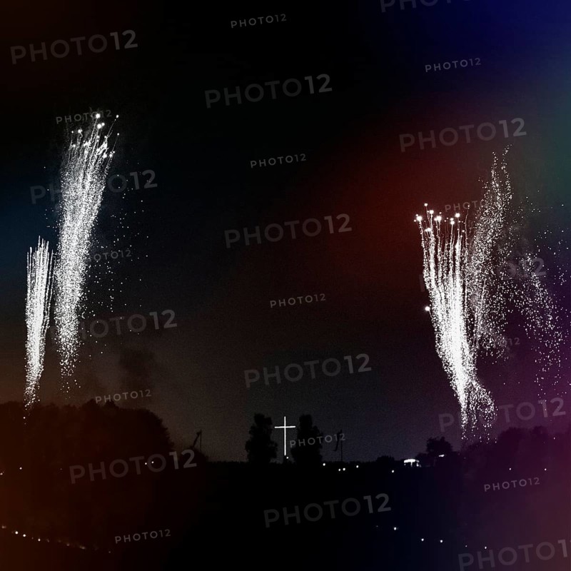 Fireworks at night