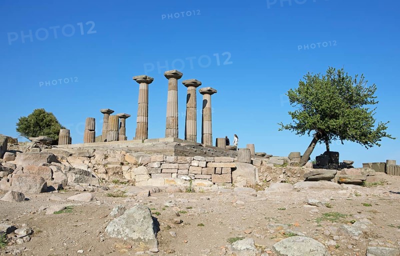 Doric columns from the Temple of Athena