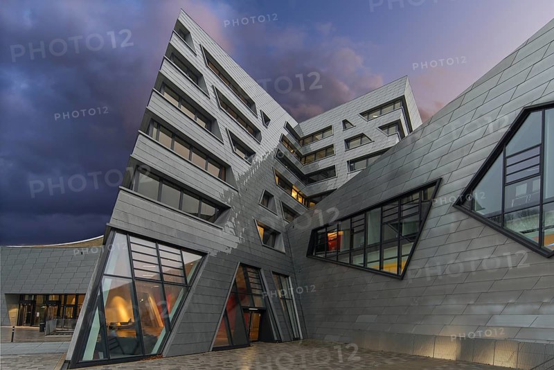 Modern university building by the American architect Daniel Liebeskind
