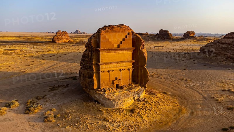 Aerial of the Tomb of Lihyan son of Kuza