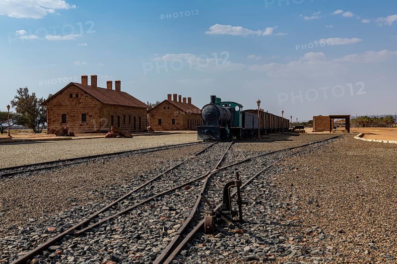 Old steam train