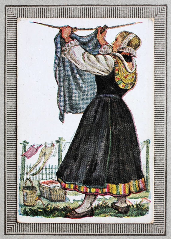 Traditional costumes in Germany in the 19th century