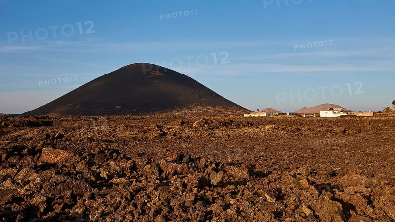 Brown lava fields