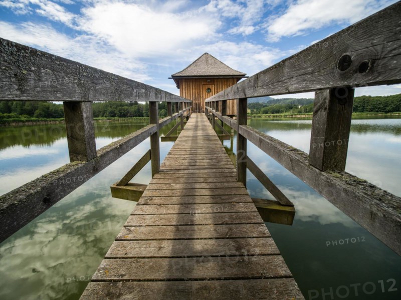 Bathing jetty at Hoerzendorfer See