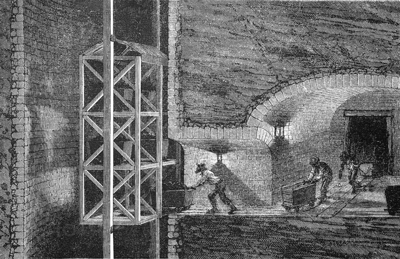 Workers in a mine