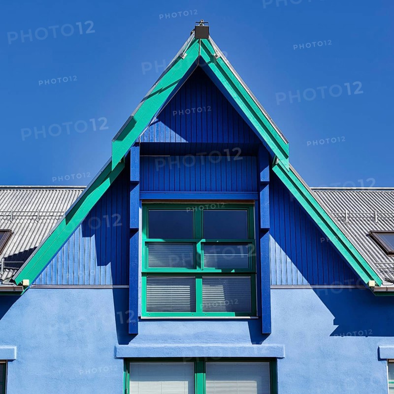 Gable of a residential house