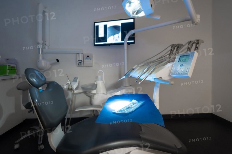 Modern dental practice. Dental chair
