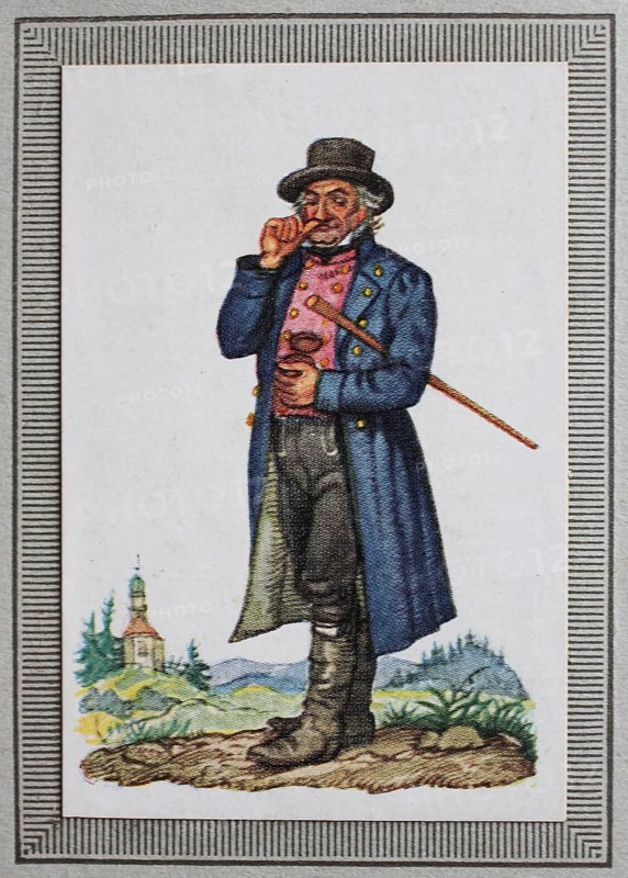 Traditional Costumes in Germany in the 19th century