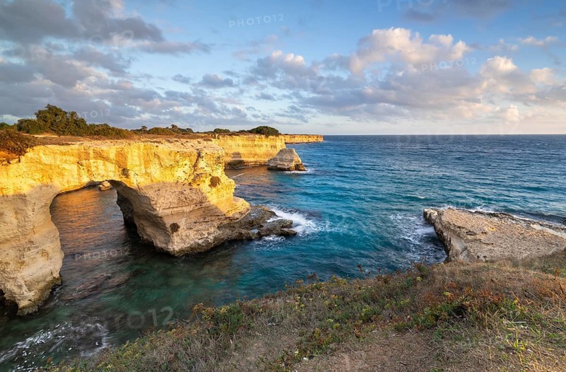 Blue sea with rocks