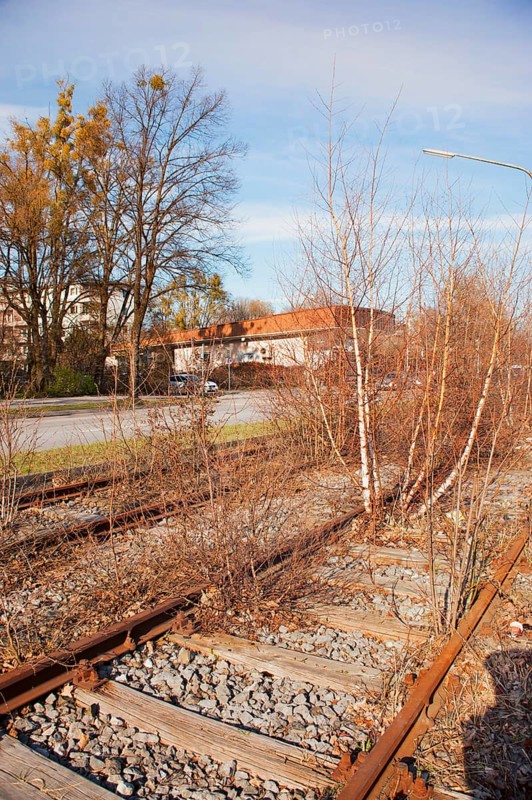 Dead tram track