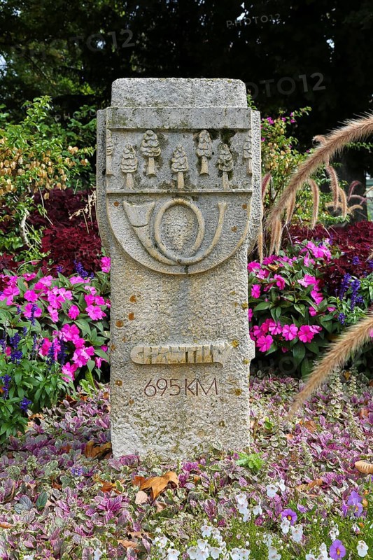 Stone with inscription Chantily
