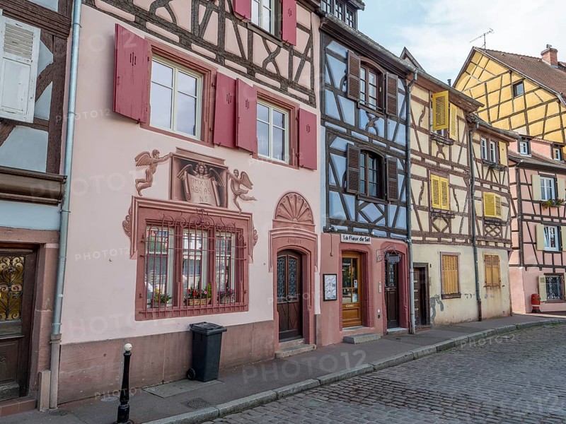 Half-timbered houses along the course of the Lauch in the district of La Petite Venise