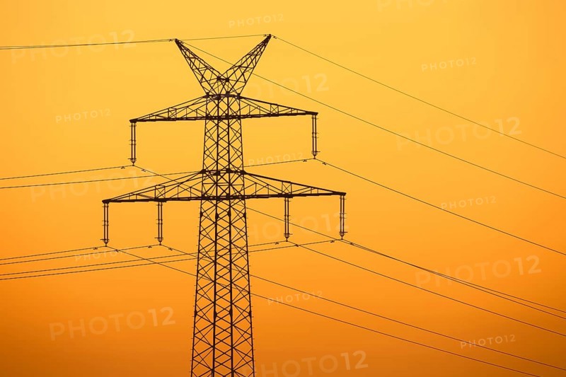 High-voltage electricity pylon