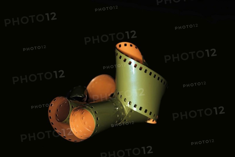 Film strip exposed by light 24x36m