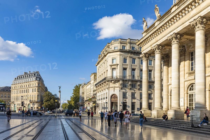 Grand Theatre at Place de la Comedie in the Old Town