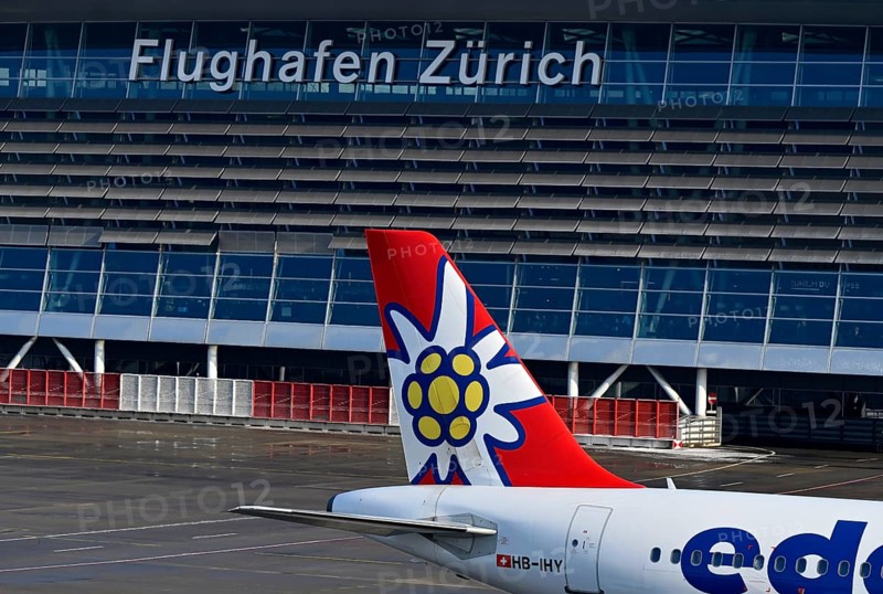 Tail fin Edelweiss Air