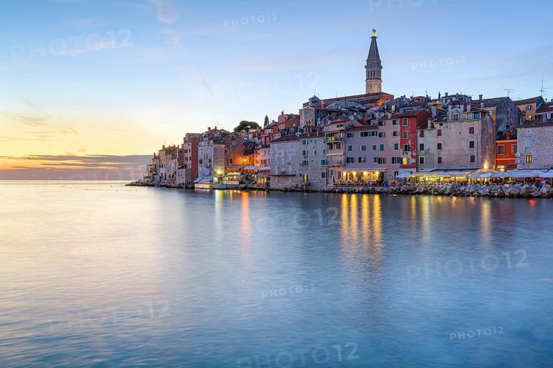 Sunset Old Town with Church of St. Euphemia