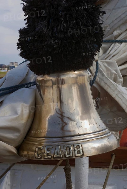 Ship's bell of the Russian tall ship Sedov