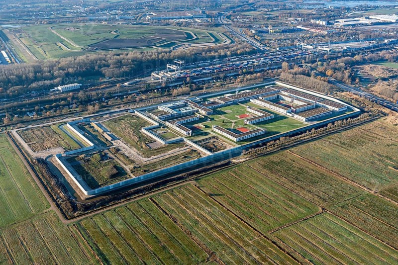 Aerial view of JVA Billwerder