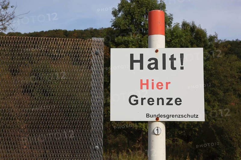 Border of the former state border of the GDR