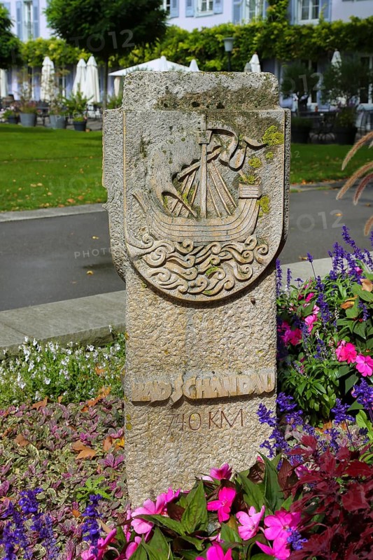 Stone with inscription Bad Schandau
