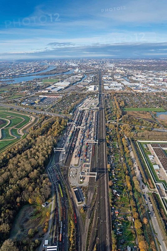 Aerial view of the DUSS Terminal Hamburg-Billwerder